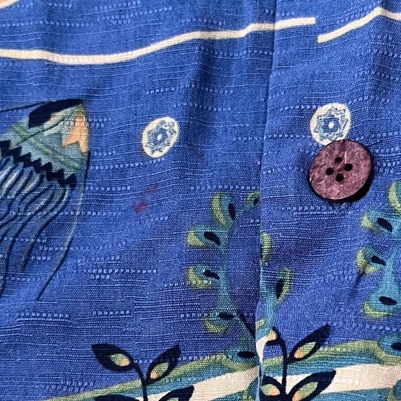 Tommy Bahama Mermaid Hawaiian Shirt Medium 100% silk rare print - Picture 8 of 8